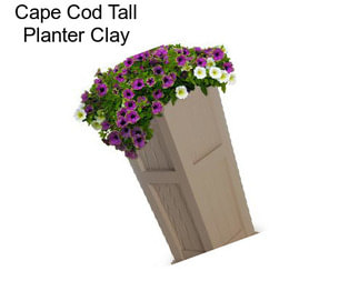 Cape Cod Tall Planter Clay