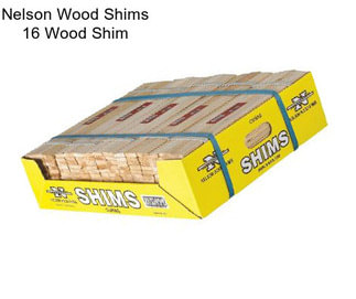 Nelson Wood Shims 16\