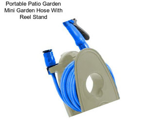 Portable Patio Garden Mini Garden Hose With Reel Stand