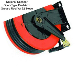 National Spencer Open-Type Dual-Arm Grease Reel W/ 52\' Hose