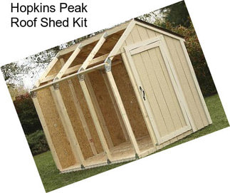 Hopkins Peak Roof Shed Kit