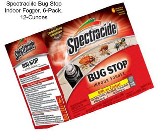 Spectracide Bug Stop Indoor Fogger, 6-Pack, 12-Ounces