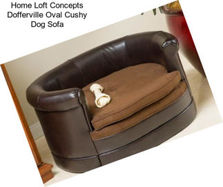 Home Loft Concepts Dofferville Oval Cushy Dog Sofa