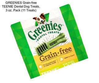 GREENIES Grain-free TEENIE Dental Dog Treats, 3 oz. Pack (11 Treats)