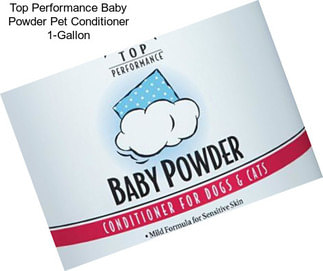 Top Performance Baby Powder Pet Conditioner 1-Gallon