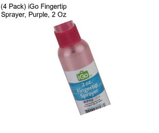 (4 Pack) iGo Fingertip Sprayer, Purple, 2 Oz