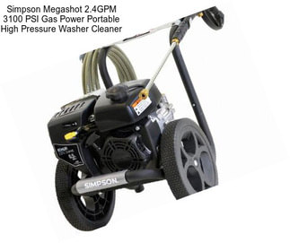 Simpson Megashot 2.4GPM 3100 PSI Gas Power Portable High Pressure Washer Cleaner