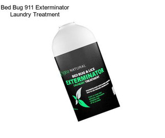 Bed Bug 911 Exterminator Laundry Treatment