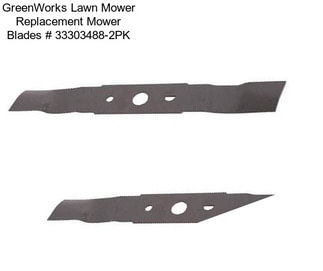 GreenWorks Lawn Mower Replacement Mower Blades # 33303488-2PK