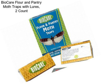 BioCare Flour and Pantry Moth Traps with Lures, 2 Count