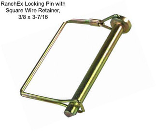 RanchEx Locking Pin with Square Wire Retainer, 3/8\