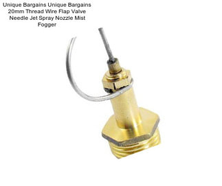 Unique Bargains Unique Bargains 20mm Thread Wire Flap Valve Needle Jet Spray Nozzle Mist Fogger