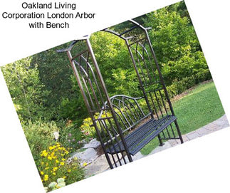 Oakland Living Corporation London Arbor with Bench