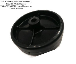 DECK WHEEL for Cub Cadet MTD Troy-Bilt White Outdoor 734-973 7340973 Lawn Mowers by The ROP Shop