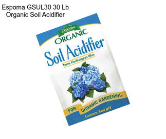 Espoma GSUL30 30 Lb Organic Soil Acidifier