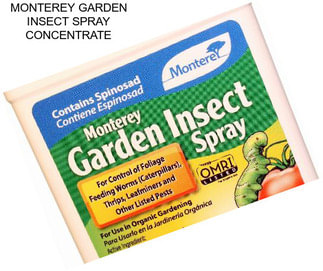 MONTEREY GARDEN INSECT SPRAY CONCENTRATE