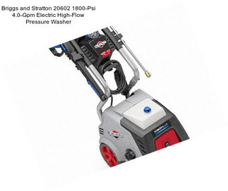 Briggs and Stratton 20602 1800-Psi 4.0-Gpm Electric High-Flow Pressure Washer
