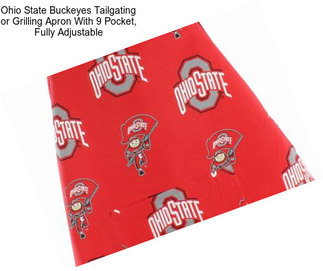 Ohio State Buckeyes Tailgating or Grilling Apron With 9\