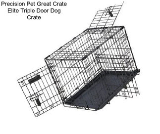 Precision Pet Great Crate Elite Triple Door Dog Crate