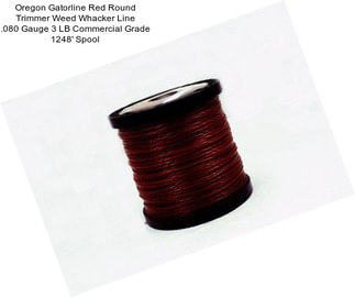 Oregon Gatorline Red Round Trimmer Weed Whacker Line .080\