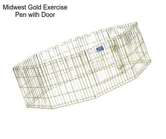 Midwest Gold Exercise Pen with Door