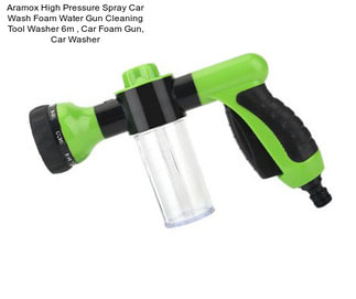 Aramox High Pressure Spray Car Wash Foam Water Gun Cleaning Tool Washer 6m , Car Foam Gun, Car Washer