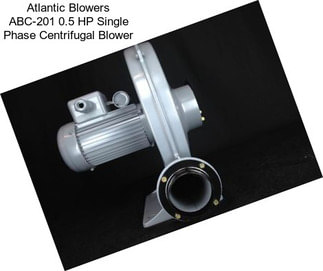 Atlantic Blowers ABC-201 0.5 HP Single Phase Centrifugal Blower