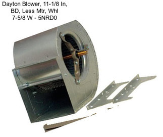 Dayton Blower, 11-1/8 In, BD, Less Mtr, Whl 7-5/8 W - 5NRD0