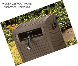 WICKER 225 FOOT HOSE HIDEAWAY  - Pack of 2