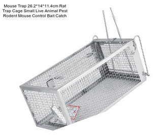 Mouse Trap 26.2*14*11.4cm Rat Trap Cage Small Live Animal Pest Rodent Mouse Control Bait Catch