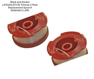 Black and Decker LST220/LST136 Trimmer 2 Pack Replacement Spool # 90564281C-2PK