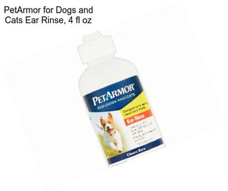 PetArmor for Dogs and Cats Ear Rinse, 4 fl oz