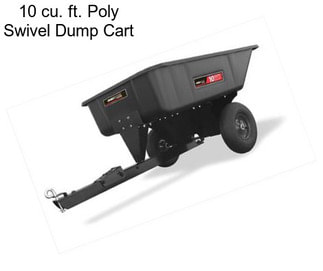 10 cu. ft. Poly Swivel Dump Cart