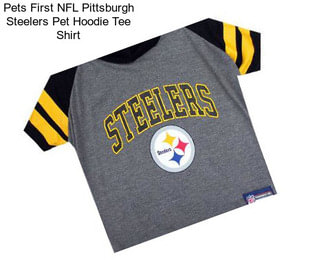 Pets First NFL Pittsburgh Steelers Pet Hoodie Tee Shirt