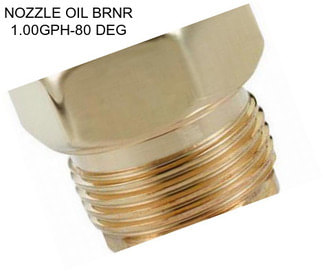 NOZZLE OIL BRNR 1.00GPH-80 DEG