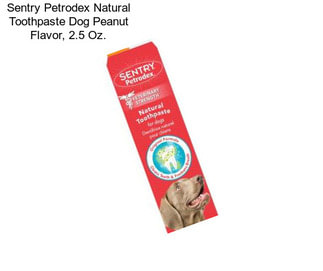 Sentry Petrodex Natural Toothpaste Dog Peanut Flavor, 2.5 Oz.