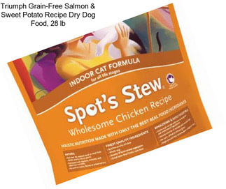 Triumph Grain-Free Salmon & Sweet Potato Recipe Dry Dog Food, 28 lb
