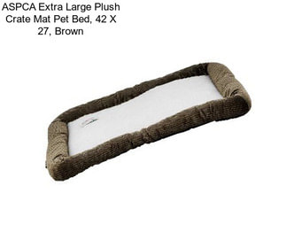 ASPCA Extra Large Plush Crate Mat Pet Bed, 42\