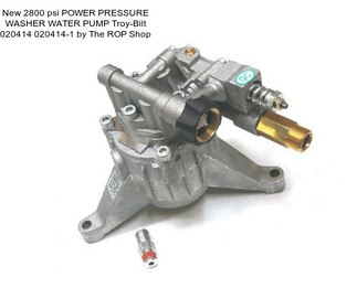 New 2800 psi POWER PRESSURE WASHER WATER PUMP Troy-Bilt 020414 020414-1 by The ROP Shop