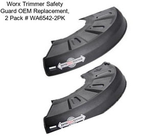 Worx Trimmer Safety Guard OEM Replacement, 2 Pack # WA6542-2PK