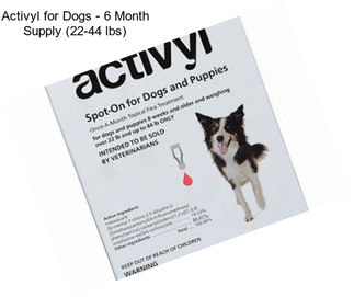 Activyl for Dogs - 6 Month Supply (22-44 lbs)