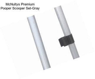McNultys Premium Pooper Scooper Set-Gray