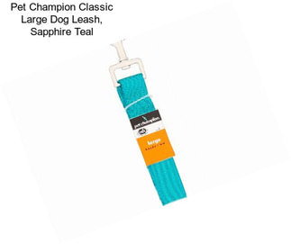 Pet Champion Classic Large Dog Leash, Sapphire Teal