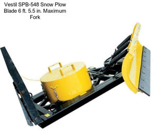 Vestil SPB-548 Snow Plow Blade 6 ft. 5.5 in. Maximum Fork