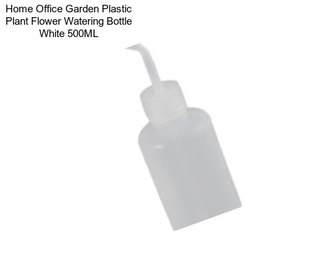 Home Office Garden Plastic Plant Flower Watering Bottle White 500ML