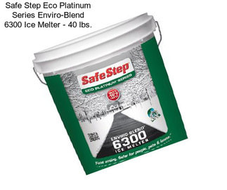 Safe Step Eco Platinum Series Enviro-Blend 6300 Ice Melter - 40 lbs.