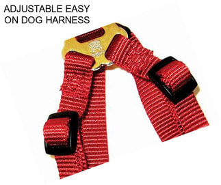 ADJUSTABLE EASY ON DOG HARNESS