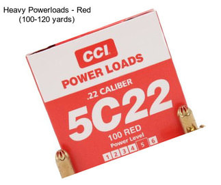 Heavy Powerloads - Red (100-120 yards)