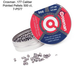 Crosman .177 Caliber Pointed Pellets 500 ct, 7-P577