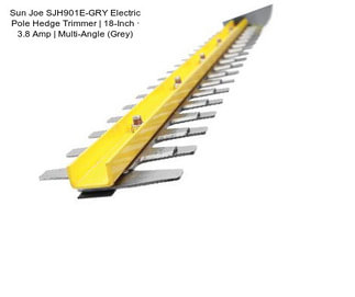 Sun Joe SJH901E-GRY Electric Pole Hedge Trimmer | 18-Inch · 3.8 Amp | Multi-Angle (Grey)
